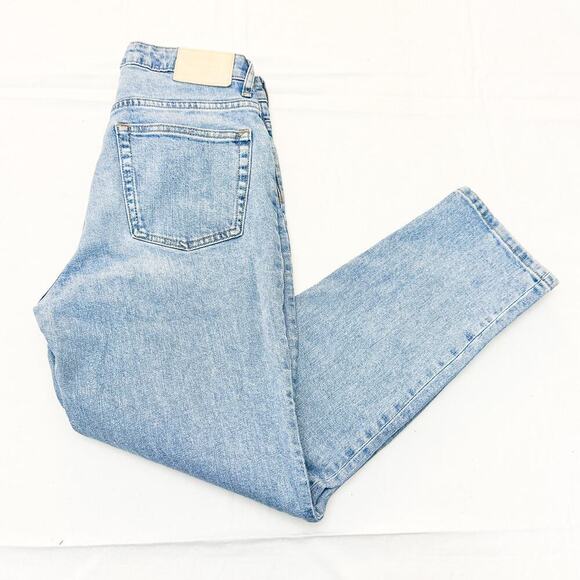 Everlane The Cheeky Jean Light Wash Denim Jeans Size 26 Crop - Picture 9 of 9